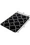 Mijölnir Alfombrilla de Baño DJT - Black 40x60 cm, 100% Poliéster, Antideslizante, Antibacteriana, Lavable a Máquina